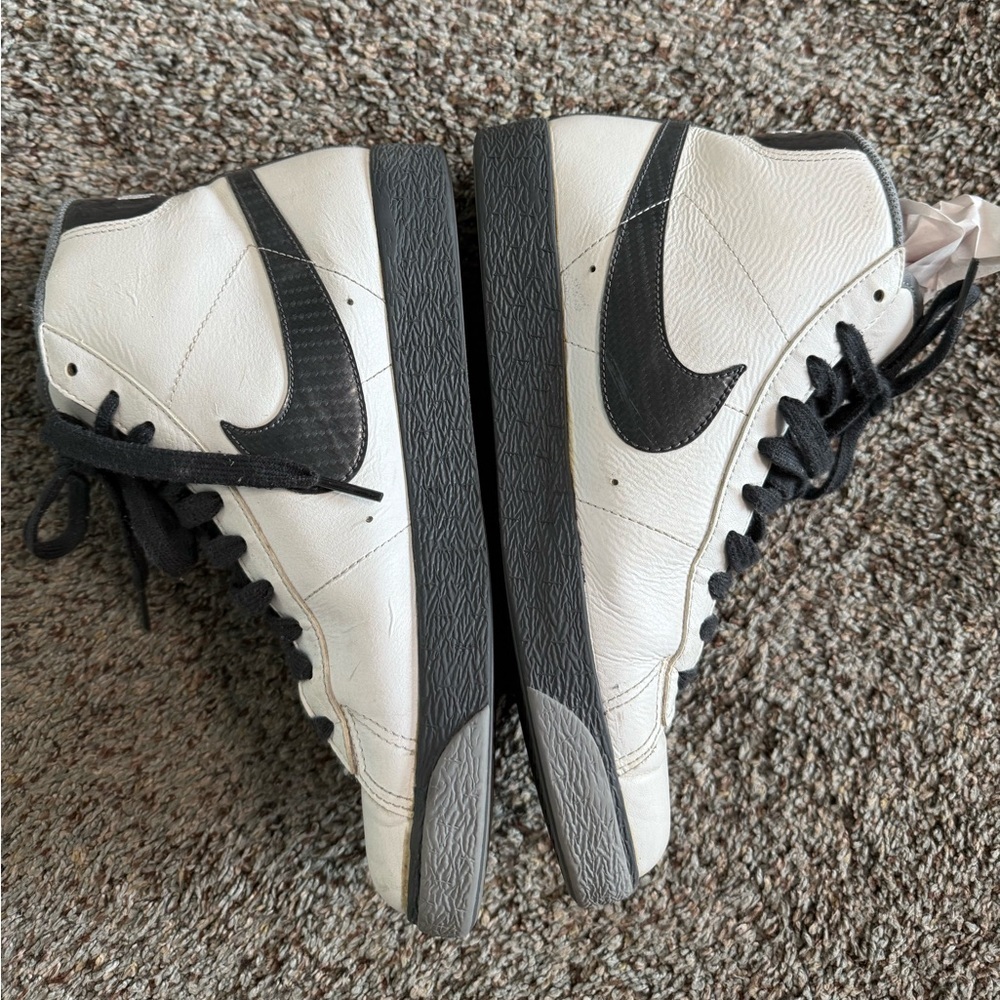 Nike Blazer Mid GS 'White Anthracite' (318705-105) size 6.5Y - Picture 6 of 16